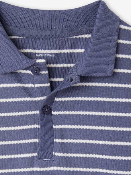 Lot de 2 polos garçons en maille piquée blanc 5 - vertbaudet enfant 