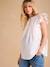 Blouse en voile de coton écru 1 - vertbaudet enfant 