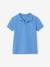 Polo garçon manches courtes broderie poitrine blanc+bleu+jaune pâle+kaki clair+MARINE+terracotta 4 - vertbaudet enfant 