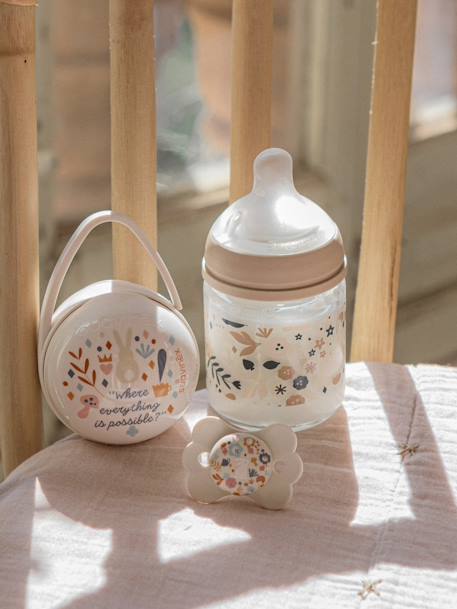 Biberon verre 120 ml tétine SXPro S Wonderland beige 2 - vertbaudet enfant 