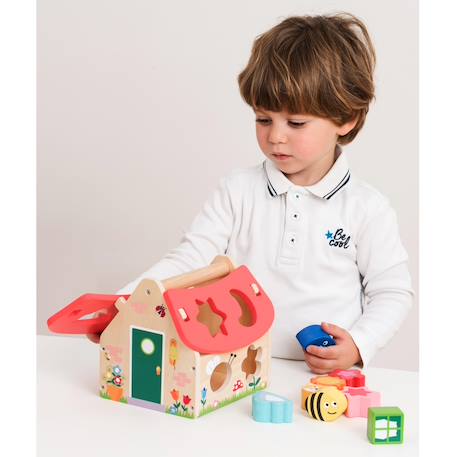 Maison des formes Rouge 6 - vertbaudet enfant 
