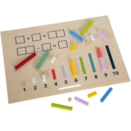 Bâtonnets de calcul avec chiffres Beige 2 - vertbaudet enfant 