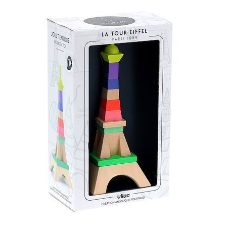 Tour eiffel empilable Beige 4 - vertbaudet enfant 