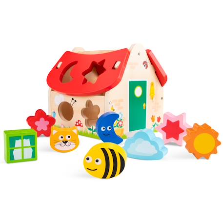 Maison des formes Rouge 2 - vertbaudet enfant 