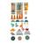 Blocs de construction en bois dino Beige 6 - vertbaudet enfant 