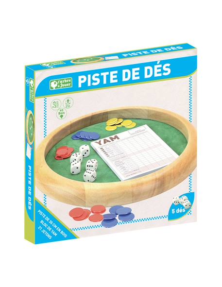 Piste de dés en bois Vert 2 - vertbaudet enfant 