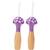 Corde à sauter à pois Violet 1 - vertbaudet enfant 