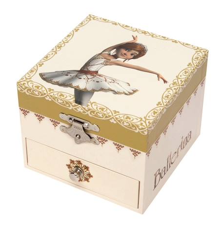 Coffret bijoux musical ballerina Beige 1 - vertbaudet enfant 