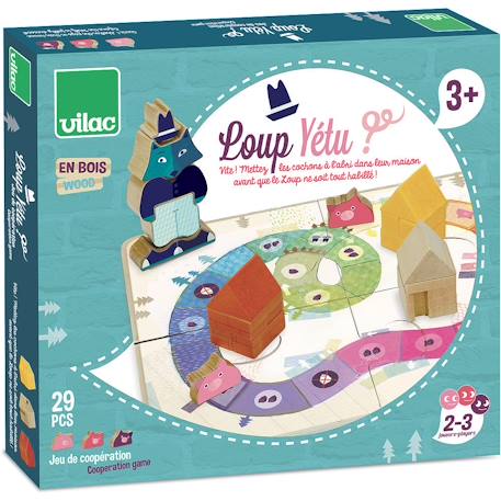 Jeu loup yétu Bleu 6 - vertbaudet enfant 