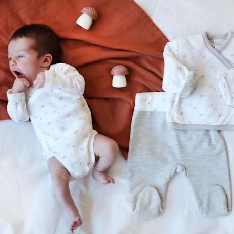 Trousseau naissance 3 pièces Gris 4 - vertbaudet enfant 