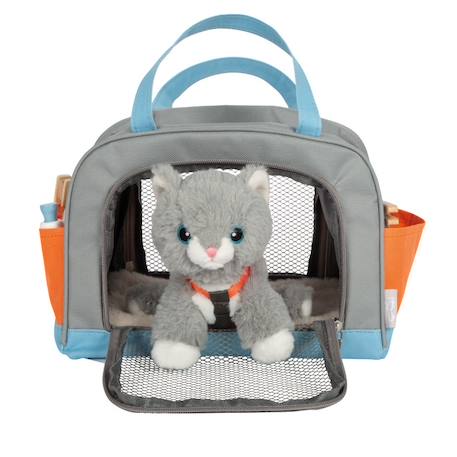 Chat avec sac et kit de soins Gris 3 - vertbaudet enfant 