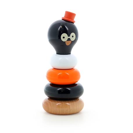 Empilable rené le pingouin Noir 2 - vertbaudet enfant 