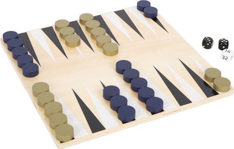 Échecs et backgammon gold edition Beige 3 - vertbaudet enfant 