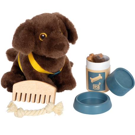 Chien avec sac et kit de soins Gris 6 - vertbaudet enfant 