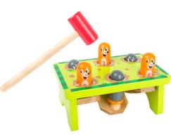 Jouet-Premier âge-Jeu à marteler chasse à la taupe
