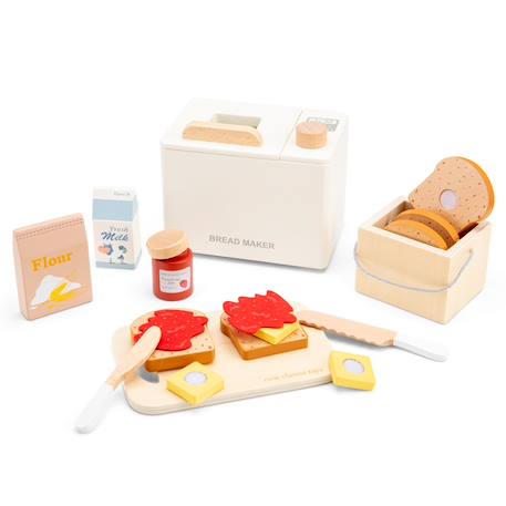 Machine à pain en bois Beige 2 - vertbaudet enfant 