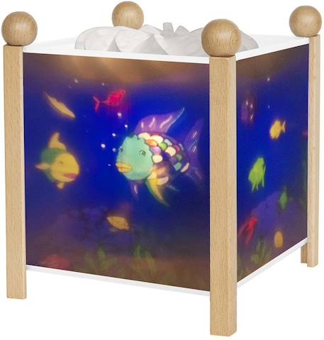 Lanterne magique poisson arc-en-ciel naturel Bleu 1 - vertbaudet enfant 
