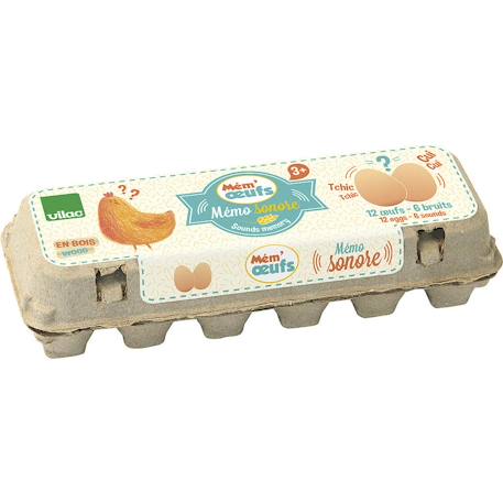Mém'oeuf - mémo sonore Beige 2 - vertbaudet enfant 