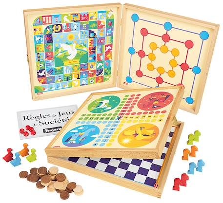 Coffret jeux de société 50 règles Beige 1 - vertbaudet enfant 