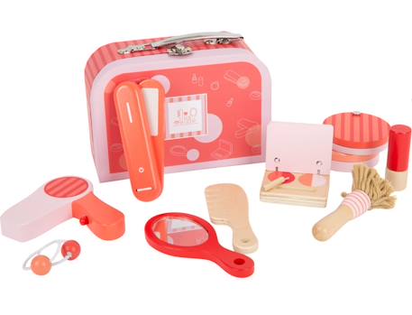 Coffret cosmétique et coiffure rétro Rouge 1 - vertbaudet enfant 