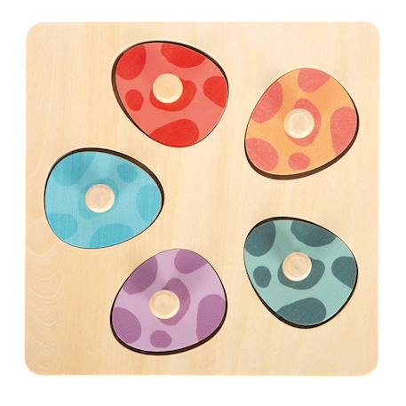 Puzzle en bois dino Beige 3 - vertbaudet enfant 