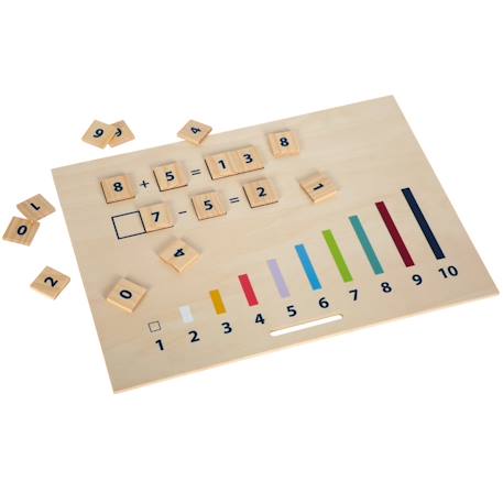 Bâtonnets de calcul avec chiffres Beige 5 - vertbaudet enfant 