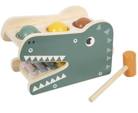 Banc à marteler avec xylophone safari Vert 4 - vertbaudet enfant 