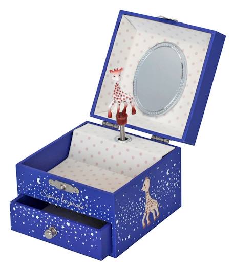 Boite à musique sophie la girafe milky way Bleu 2 - vertbaudet enfant 