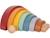 Arc-en-ciel en bois safari Beige 1 - vertbaudet enfant 
