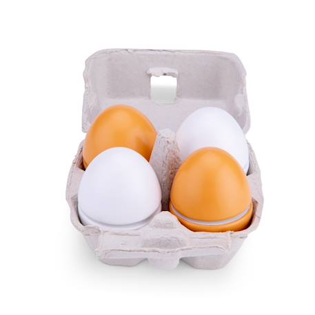 Oeufs en bois à découper Beige 3 - vertbaudet enfant 