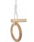 Trapèze avec anneaux de gymnastique en bois Beige 2 - vertbaudet enfant 