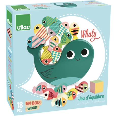 Jeu d'équilibre whaly Bleu 3 - vertbaudet enfant 