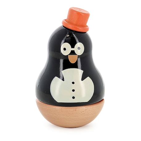 Boite à musique rené le pingouin Noir 2 - vertbaudet enfant 