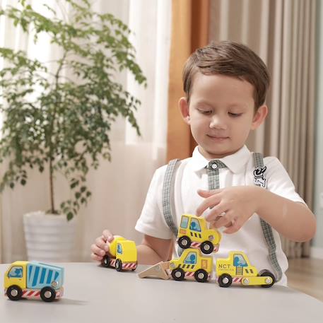 Véhicules de construction Jaune 5 - vertbaudet enfant 