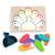 Puzzle encastrement paon andy westface Bleu 2 - vertbaudet enfant 