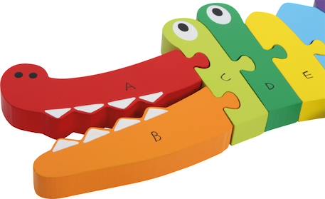 Puzzle abc crocodile Vert 3 - vertbaudet enfant 