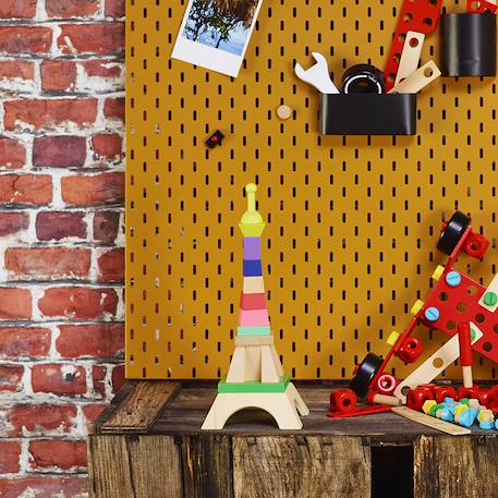 Tour eiffel empilable Beige 5 - vertbaudet enfant 