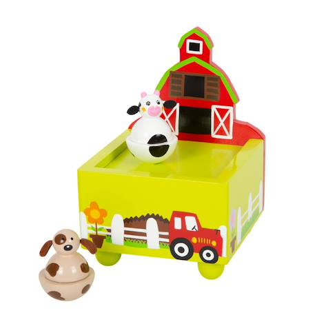 Boîtes à musique ferme Beige 3 - vertbaudet enfant 