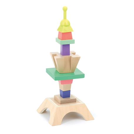 Tour eiffel empilable Beige 3 - vertbaudet enfant 