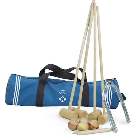 Croquet junior 4 joueurs Bleu 1 - vertbaudet enfant 