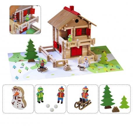 Le grand chalet d'alpage 215 pièces Marron 4 - vertbaudet enfant 