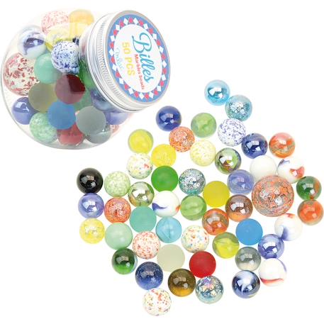 Bonbonnière de 50 billes Blanc 1 - vertbaudet enfant 