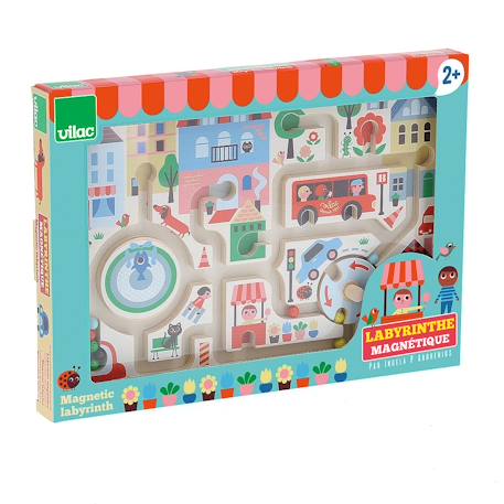 Labyrinthe magnétique ma petite ville Beige 4 - vertbaudet enfant 