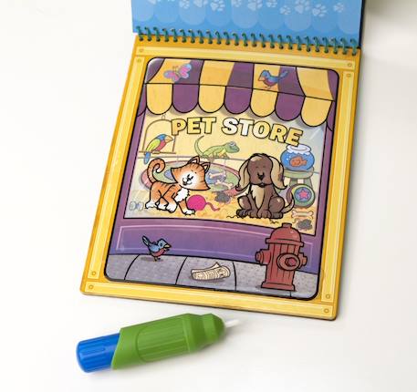 Livre de coloriage pour enfant Water Wow - Animaux Rouge 3 - vertbaudet enfant 