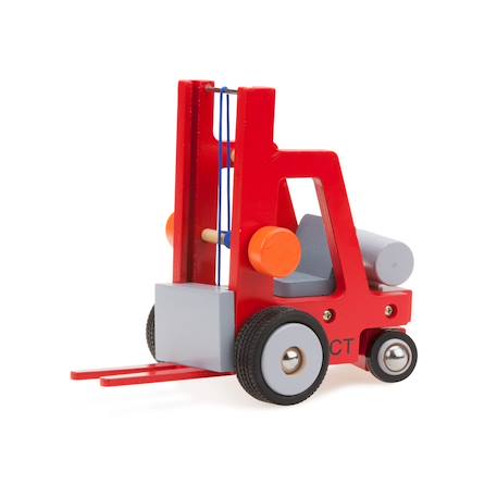 Chariot élévateur Rouge 1 - vertbaudet enfant 