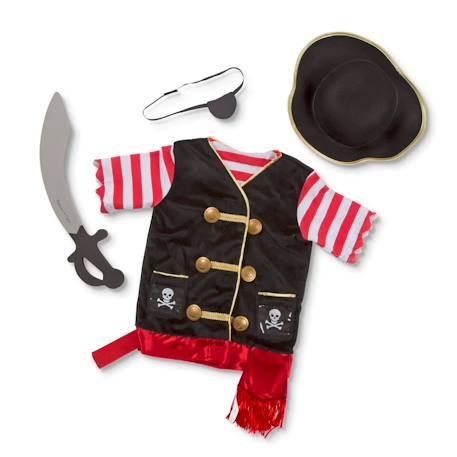 Déguisement de pirate Noir 1 - vertbaudet enfant 