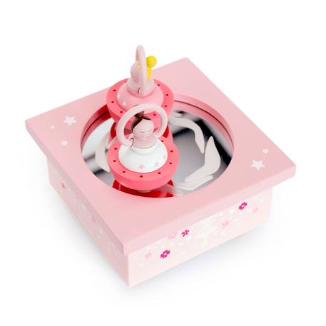 Boîte à musique ballerine rose Rose 4 - vertbaudet enfant 