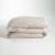 Housse de couette satin de coton bio lavé 1 personne Ambre+Blanc craie+Cyprès+Lin+Peach+Tilleul 20 - vertbaudet enfant 