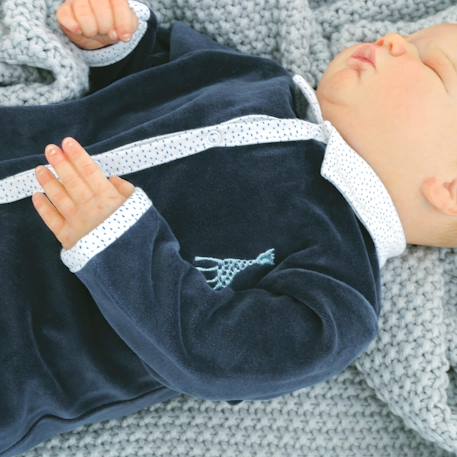 Dors-bien col polo - sophie la girafe® Bleu 2 - vertbaudet enfant 