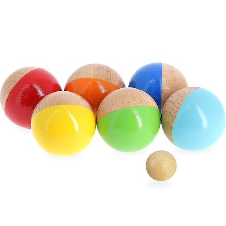 Jeu de pétanque moit-moit Bleu 1 - vertbaudet enfant 